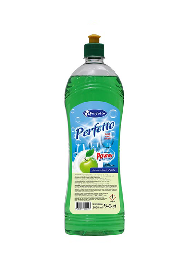 Perfetto Tečni deterdžent za sudove Jabuka 2L 6 kom