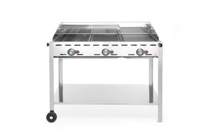 Green Fire roštilj sa 3 plamenika, HENDI, Profi Line, 17,4kW, 1078x612x(H)825mm