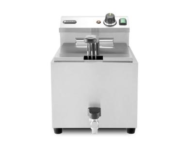 Friteza XL sa slavinom za odvod, HENDI, Profi Line, 10L, 400V/6600W, 300x585x(H)377mm