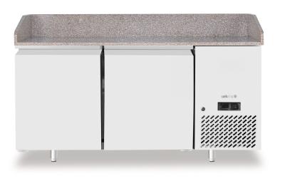 Rashladni sto za picu sa granitnom radnom pločom, 2 vrata, Arktic, 250L, Granit, 230V/250W, 1510x800x(H)875mm