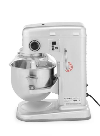Mikser planetarnog tipa, HENDI, Kitchen Line, 7L, Srebrna, 220-240V/650W, 317x440x(H)490mm