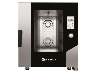 Konvekcijska parna rerna – dodirnite 7 x GN 1/1, električna, sa direktnom parom i kontrolisanim dodirnim ekranom, HENDI, 730x784x(H)850mm
