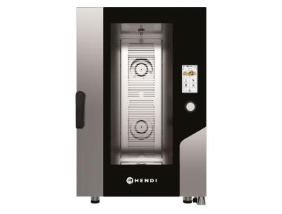 Konvekcijska parna rerna – dodirnite 11 x GN 1/1, električna, sa direktnom parom i kontrolisanim dodirnim ekranom, HENDI, 730x785x(H)1130mm