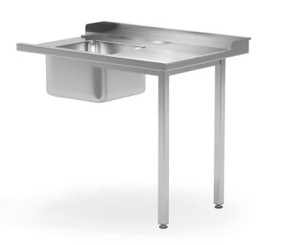 Sto za punjenje sa sudoperom za mašinu za pranje sudova, HENDI, leva strana, 1200x700x(H)850mm