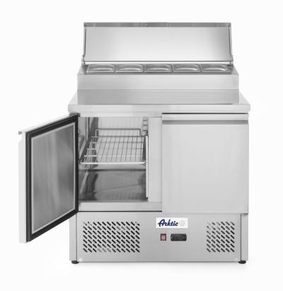 Pult za salatu sa dvoja vrata i uzdignutim GN ekranom 300L, Arktic, 230V/310W, 900x702x(H)1265mm