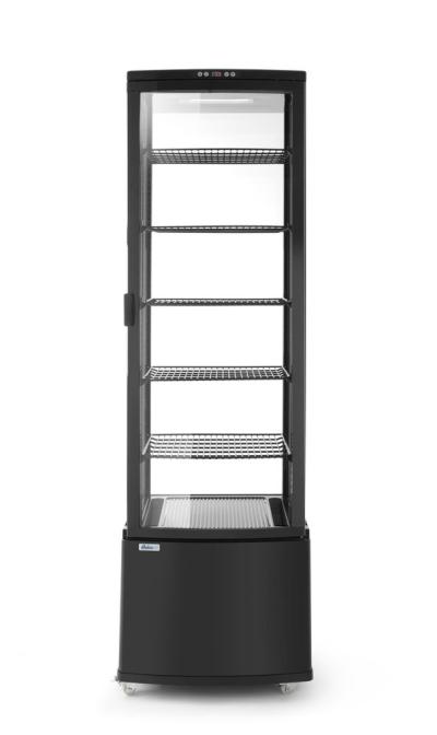 Hlađena vitrina za izlaganje, 270L, Arktic, Crna, 230V/290W, 556x526x(H)1913mm