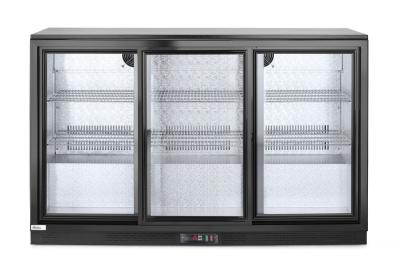 Pultni frižider sa trostrukim kliznim vratima, Arktic, 254L, Crna, 220-240V/160W, 1350x520x(H)865mm