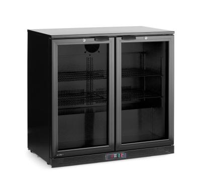 Frižider za bar sa dvostrukim vratima, Arktic, 158L, Crna, 220-240V/160W, 900x530x(H)870mm