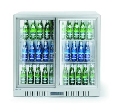 Pultni frižider sa dvostrukim kliznim vratima, Arktic, 150L, Srebrna, 220-240V/160W, 900x520x(H)840mm