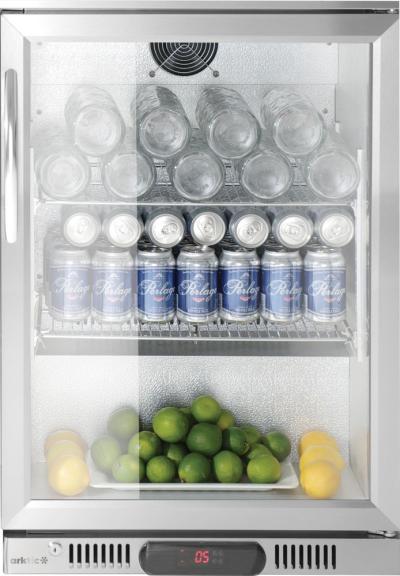 Frižider za bar sa jednim vratima, Arktic, 75L, Srebrna, 220-240V/120W, 530x500x(H)840mm