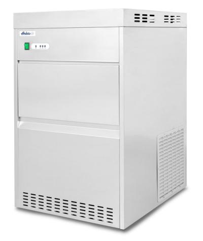 Ledomat za izradu drobljenog leda, Arktic, ~85 kg/dan, 230V/430W, 548x612x(H)820mm