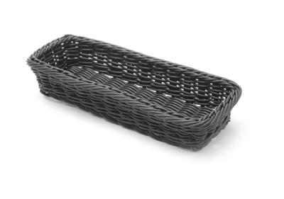 Korpa za pribor za jelo, HENDI, Crna, 270x100x(H)45mm