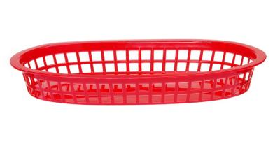 Korpe za posluživanje u fast food stilu, HENDI, Crvena, 6 kom, 275x175x(H)38mm
