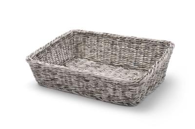 Ugaona korpa za pecivo, HENDI, Svetlosiva, 400x300x(H)120mm