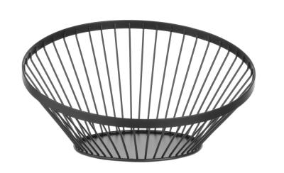 Korpa za voće crna, HENDI, ⌀280x(H)130mm