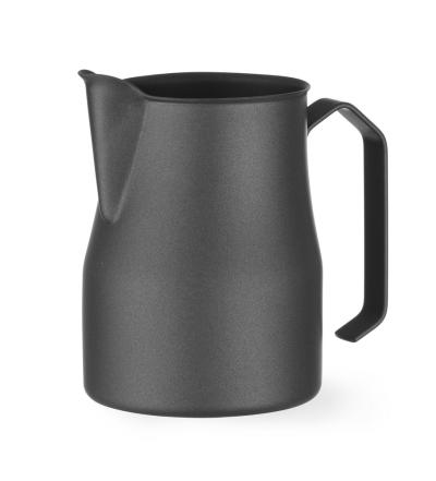 Vrč za mleko s izljevom u obliku slova V mat crna, HENDI, 0,7L, Crna, ⌀84x(H)130mm