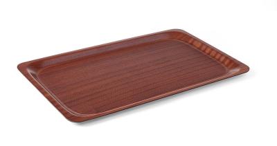 Tacna za posluživanje, pravougaona, protivklizna, laminirana, AmerBox, Od mahagonija, 430x610mm