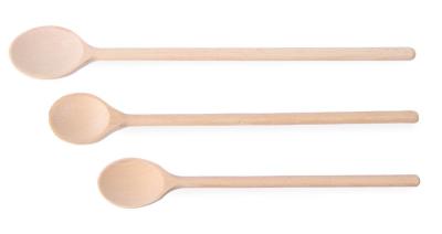 Drvena kašika – set od 3 komada, razne veličine, HENDI, 3 kom, (L)475mm