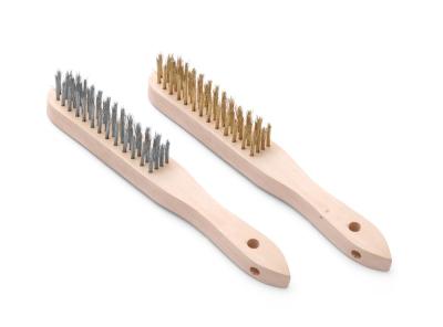 Set žičanih četki od bronze i nerđajućeg čelika - 2 komada, HENDI, 2 kom, (L)290mm