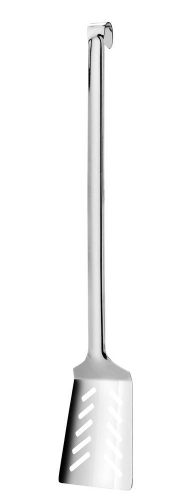 Špatula sa prorezima, HENDI, Kitchen Line, Crna, 370x70mm