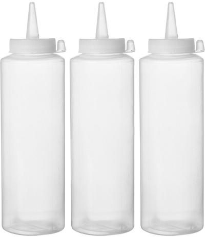 Setovi bočica za doziranje - 3 komada, HENDI, 0,2L, Providno, 3 kom, ⌀50x(H)185mm