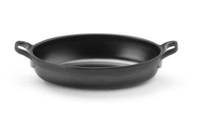 Mini ovalni tiganj Little Chef, Fine Dine, Crni, 155x80x(H)37mm
