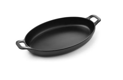 Mini ovalni tiganj Little Chef, Fine Dine, Crna, 263x140x(H)37mm