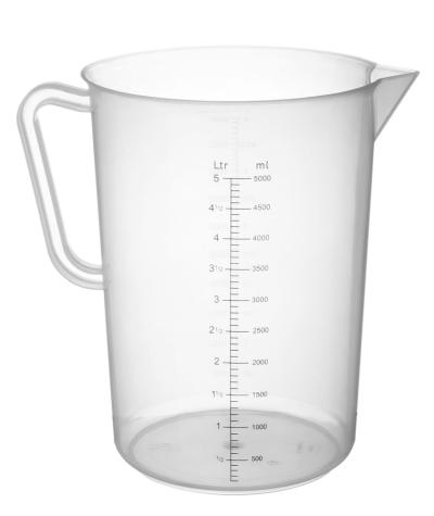 Bokal za merenje od polipropilena, HENDI, 5L, ⌀190x(H)270mm