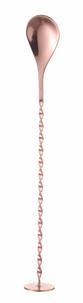 Barska kašika s muddlerom, BarUp, Bakrena, 280x35mm