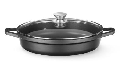 Posuda s neprianjajućim premazom, HENDI, 4,3L, Crna, 425x332x(H)70mm