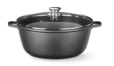 Posuda s neprianjajućim premazom, HENDI, 7L, Crna, 367x290x(H)122mm