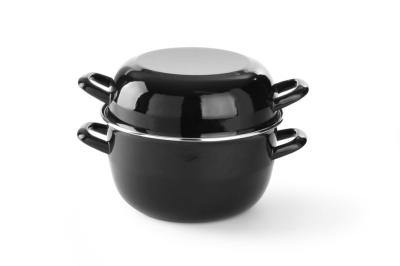 Lonac za školjke - s poklopcem, HENDI, 4,2L, ⌀260x(H)210mm