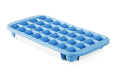 Kalup za kockice leda sa poklopcem i donjom posudom, BarUp, Plava, 337x170mm