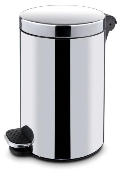 Okrugla kanta za otpad sa unutrašnjim spremnikom i pedalom, HENDI, 30L, ⌀300x(H)650mm