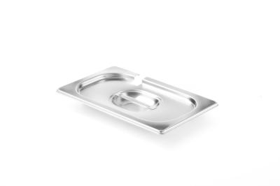 Gastronorm poklopac sa otvorom za kašiku, HENDI, Profi Line, GN 1/4, 265x162mm