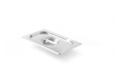Gastronorm poklopac s otvorom za kašiku, HENDI, Kitchen Line, GN 1/4, 265x162mm