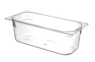 Posuda za sladoled od polikarbonata, HENDI, 5L, Providno, 360x165x(H)120mm
