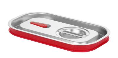 Poklopac za GN spremnike sa silikonskim obodom, HENDI, Kitchen Line, GN 1/4, 265x162mm