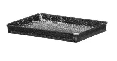 Pleh za rernu velike brzine, nelepljiv, ojačan, HENDI, Perforiran, Crna, 290x190x(H)30mm