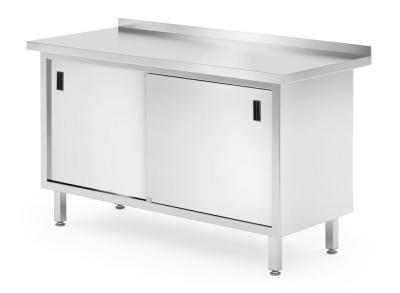Zidni stočni ormarić sa kliznim vratima - zavaren, HENDI, Profi Line, 1400x600x(H)850mm