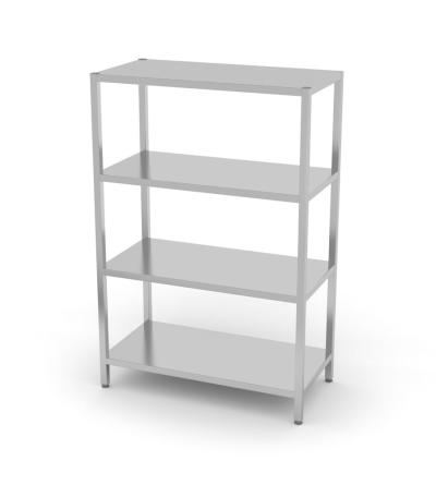 Stalaža za odlaganje sa 4 police – za samosklapanje, HENDI, Kitchen Line, 1000x500x(H)1800mm