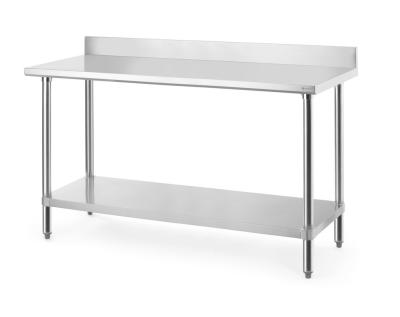 Radni sto sa zaštitom od prskanja, HENDI, Budget Line, 1600x600x(H)950mm