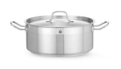 Lonac za dinstanje, plitak - sa poklopcem, HENDI, Profi Line, 7,5L, ⌀280x(H)120mm