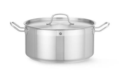 Lonac za dinstanje, plitak - sa poklopcem, HENDI, Profi Line, 12L, ⌀320x(H)150mm