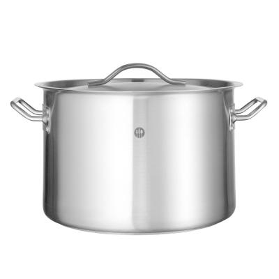 Lonac za dinstanje, srednje dubine - sa poklopcem, HENDI, Budget Line, 14L, ⌀300x(H)200mm
