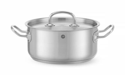 Lonac za dinstanje, plitak - sa poklopcem, HENDI, Kitchen Line, 2,9L, ⌀200x(H)95mm