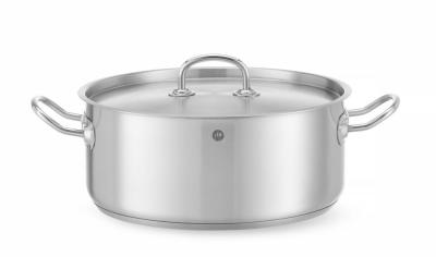 Lonac za dinstanje, plitak - sa poklopcem, HENDI, Kitchen Line, 7,3L, ⌀280x(H)120mm