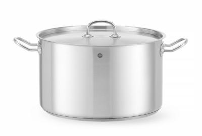 Lonac za dinstanje, srednje dubine - sa poklopcem, HENDI, Kitchen Line, 15L, ⌀320x(H)190mm