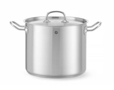 Lonac za dinstanje, duboki - s poklopcem, HENDI, Kitchen Line, 9L, ⌀240x(H)200mm