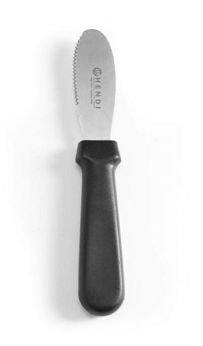 Zupčasti nož za mazanje, HENDI, Crna, (L)210mm